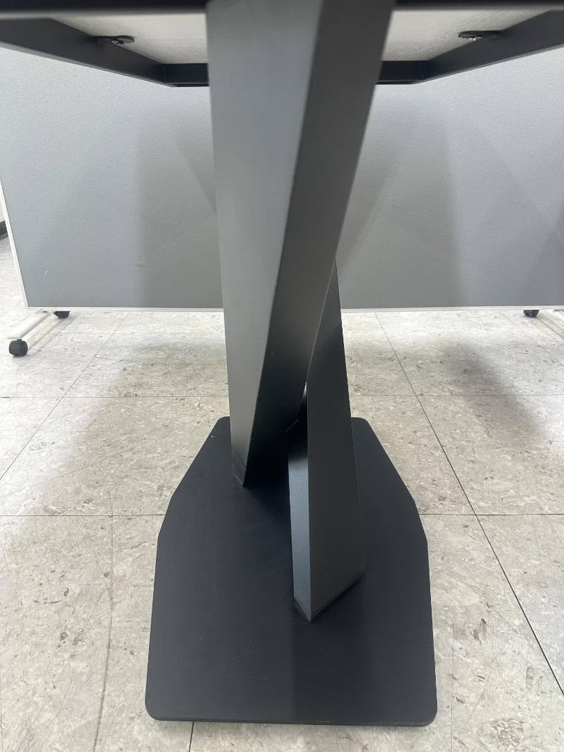 セラミックダイニングテーブル　大理石調　グレー