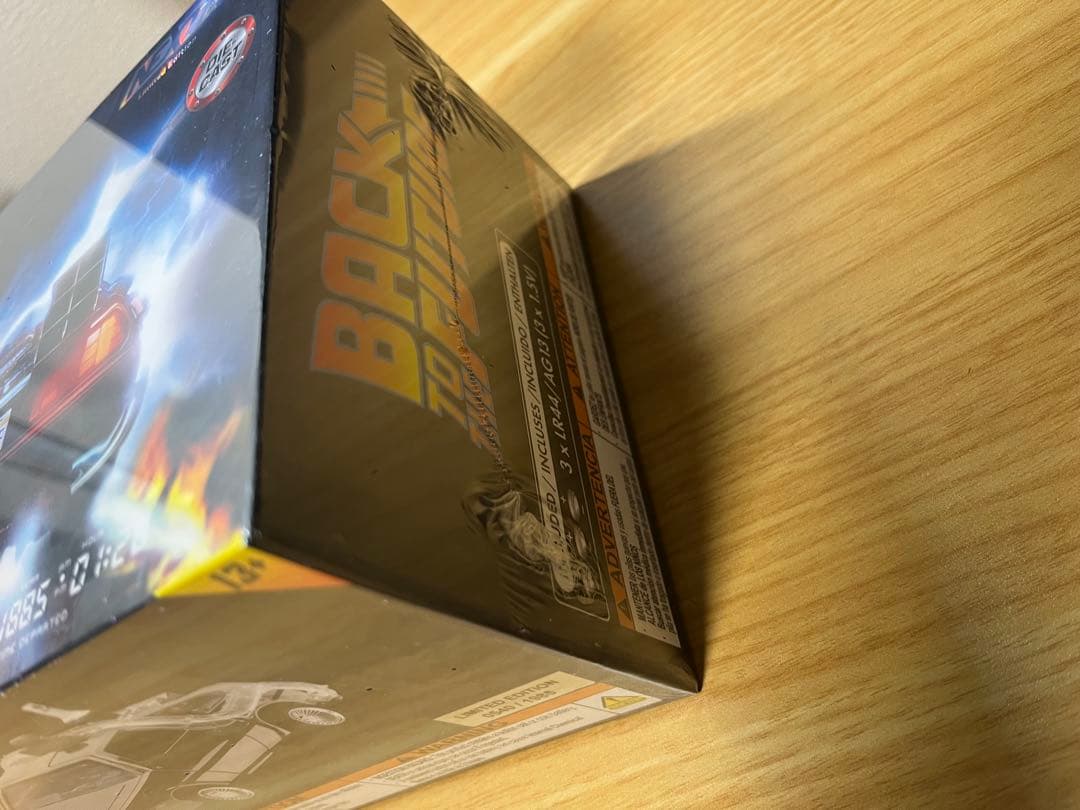 【限定バッジ2個付】BTTF デロリアン 1/24 JADA クロームメッキ仕様