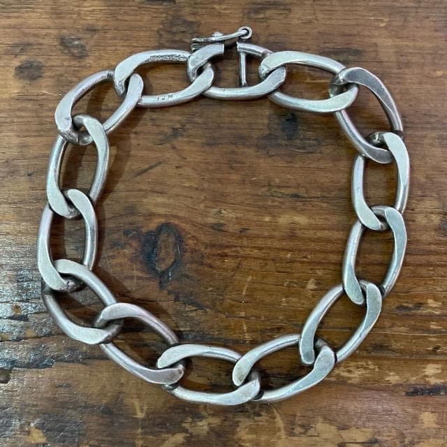 ヴィンテージ メキシカンジュエリー シルバー チェーン ブレスレット 925