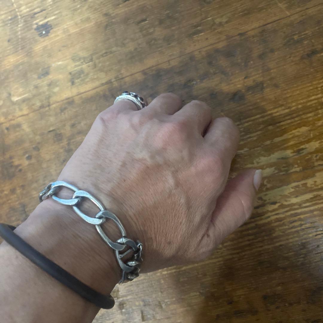 ヴィンテージ メキシカンジュエリー シルバー チェーン ブレスレット 925