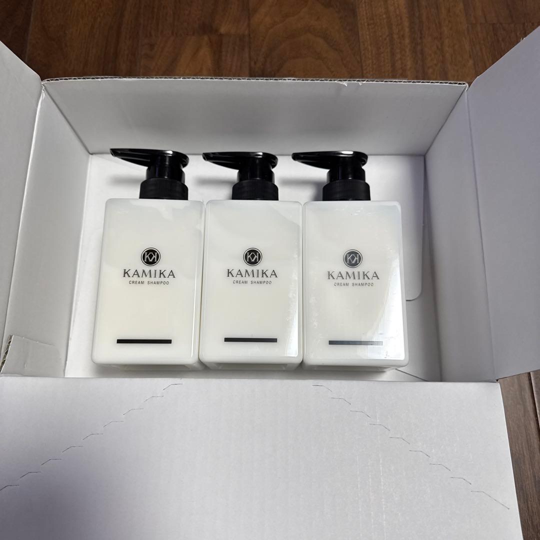 KAMIKA クリームシャンプー 3本セット