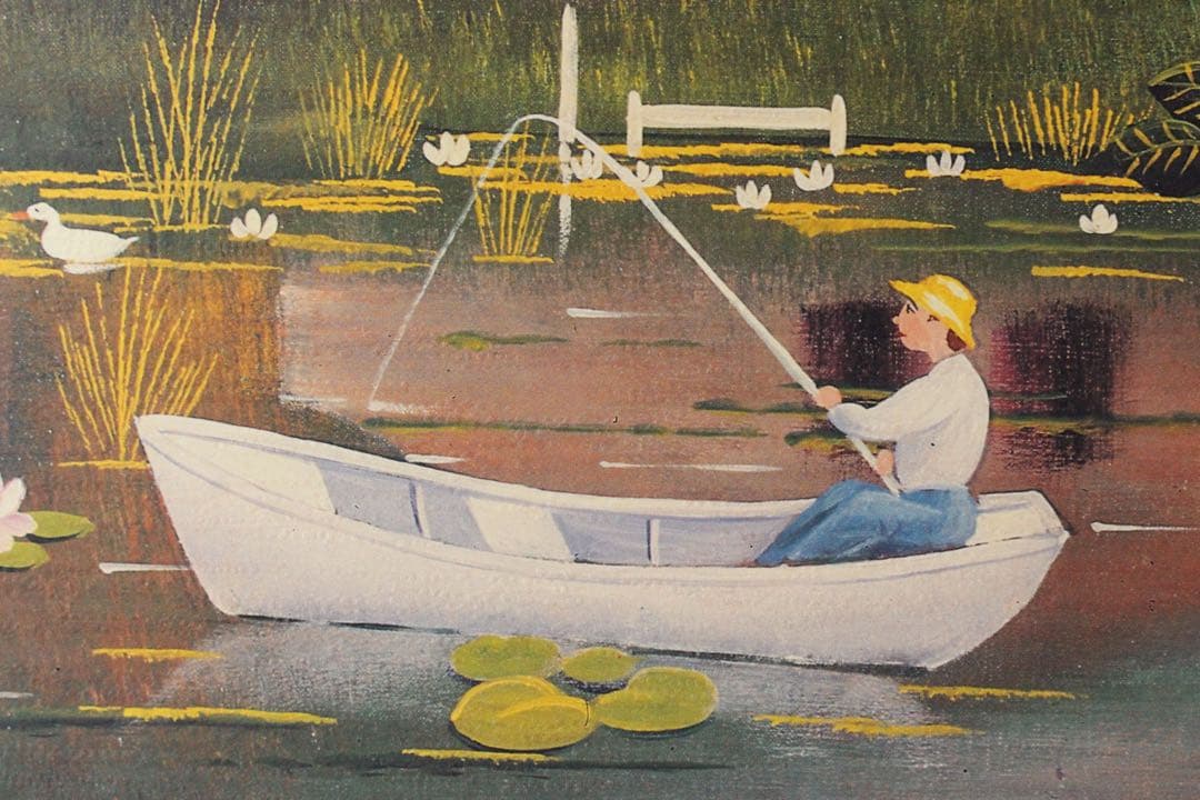 No4714 額装　ポスター　風景画　フランス　絵画　インテリア　送料無料