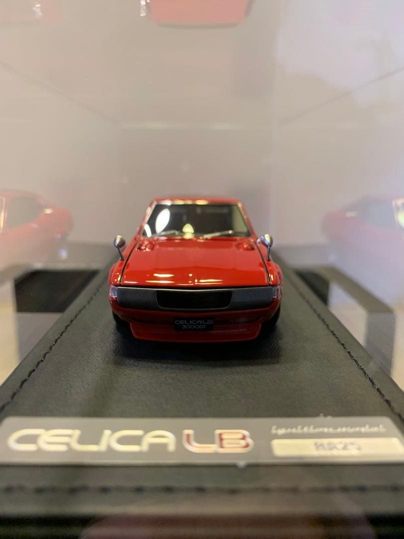 イグニッションモデル　1/43セリカ　2000GT LB RA25 レッド