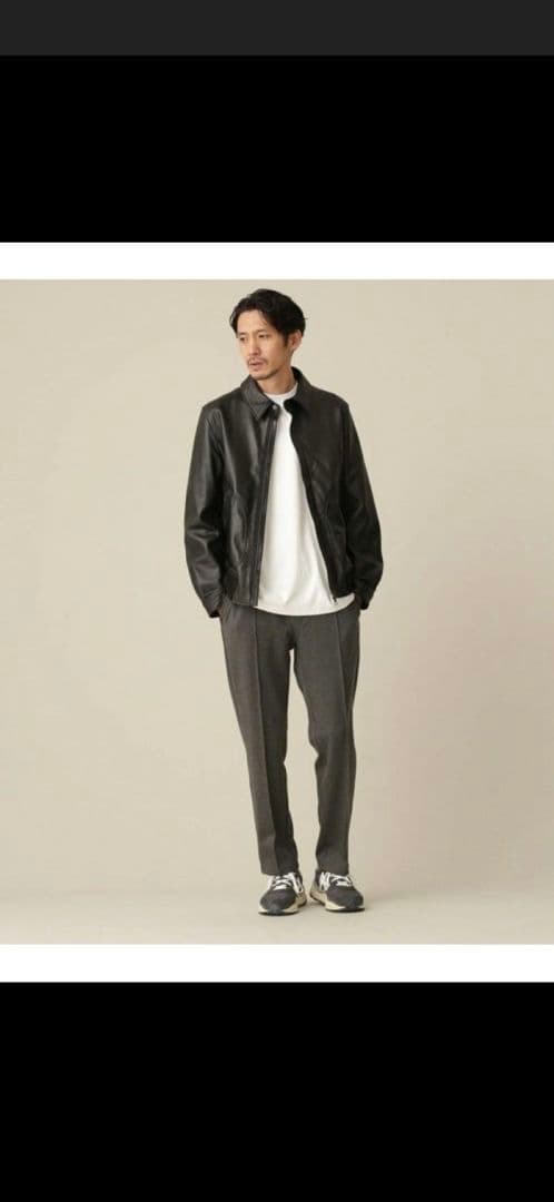 NANO universe LB.03 ワンダーライトシープリブブルゾン L