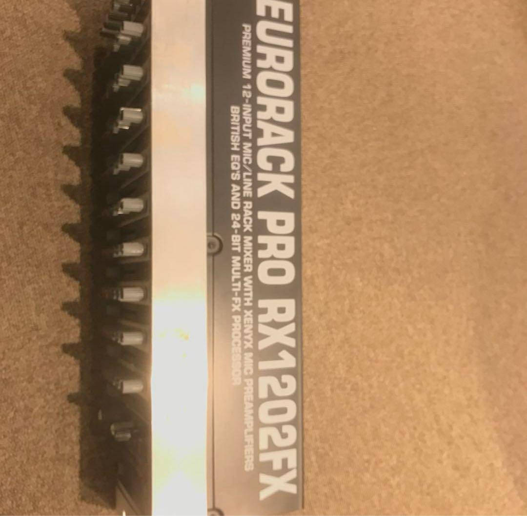 ミキサー　Behringer eurorack pro rx1202fx