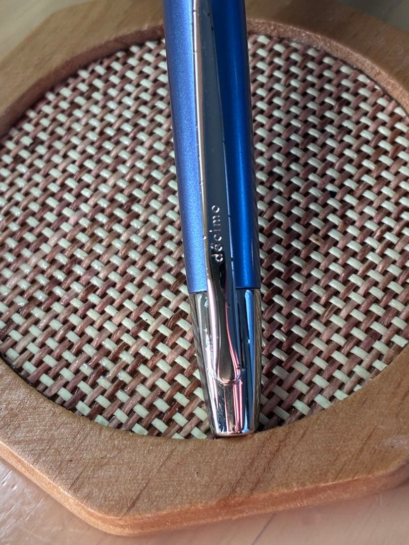 パイロット 万年筆 キャップレスデシモ ペン先 F ライトブルー 18K