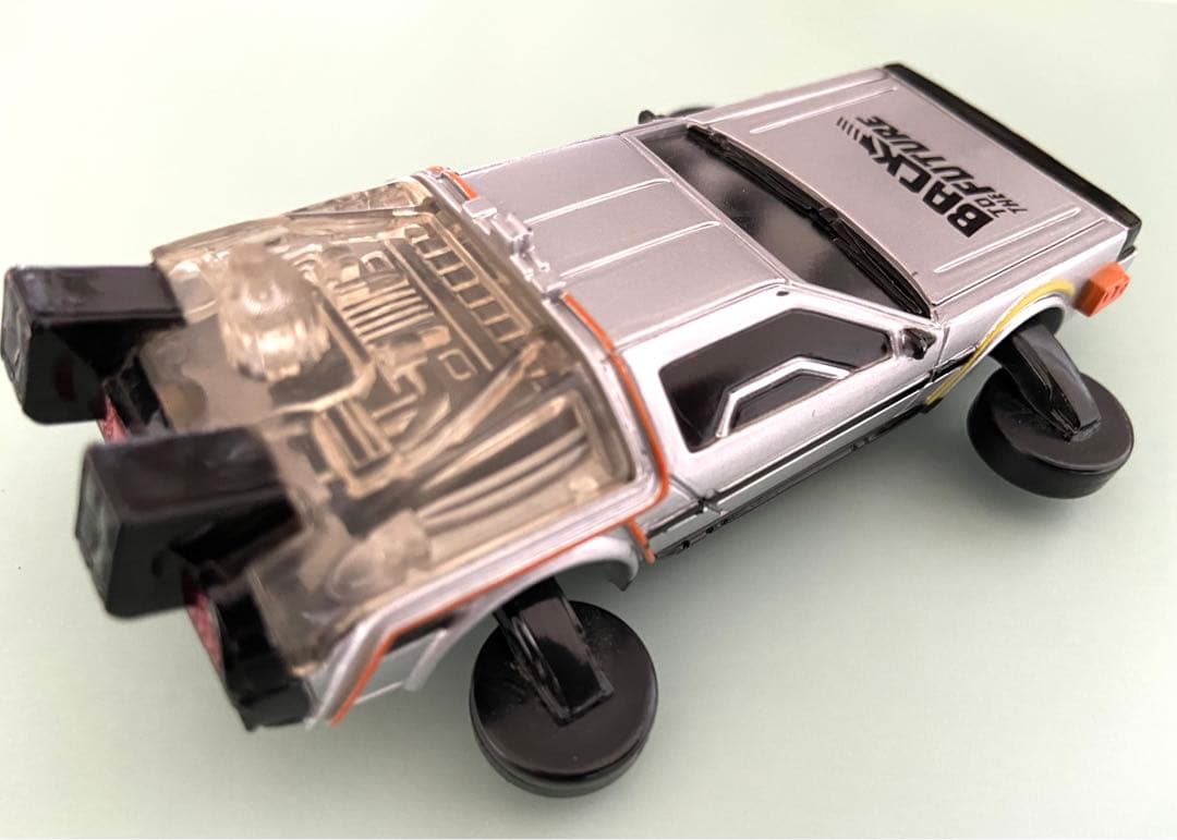 今週のみ【レア年代物】光る‼︎バック・トゥ・ザ・フューチャー デロリアン ミニカー