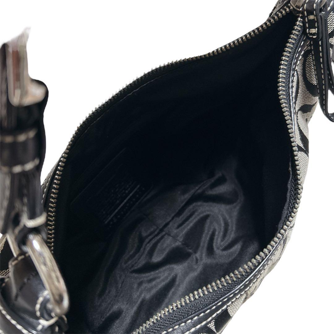 COACH　Shoulder Bag Halfmoon Canvas Hobo