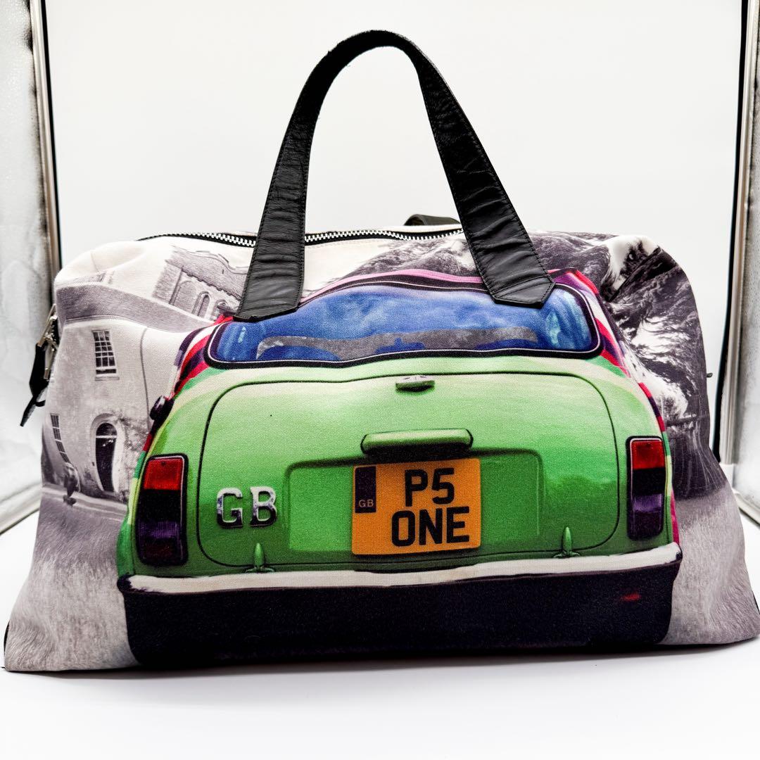 超希少ポールスミス クーパー ボストンバッグ 大容量 メンズ マルチ