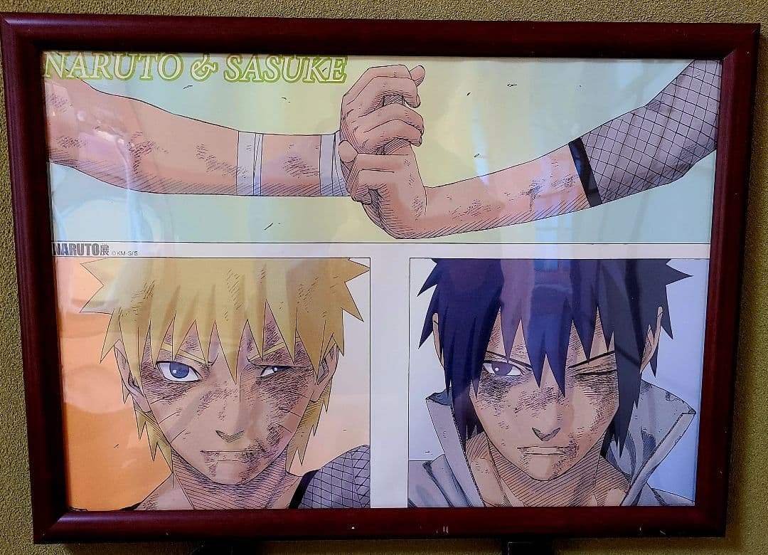 2015年 NARUTO展 名場面ポスター &複製原画レプリカ 2015年 NARUTO展 名場面ポスター 原画レプリカ フレーム付き ナルト