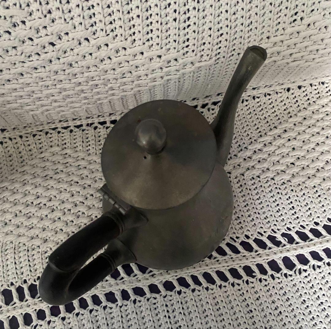 フランス アンティーク ピューター素材 ポット - メルカリ