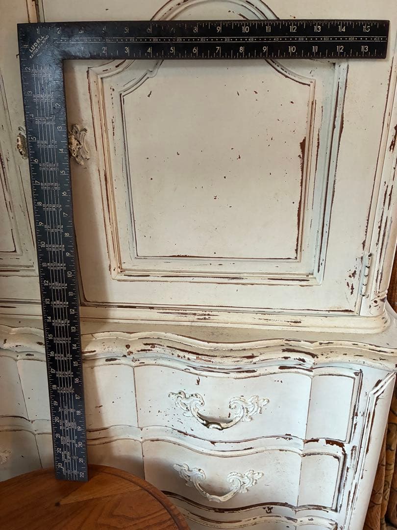 アンティーク L字 スケール ルーラー 定規LUDELL 建築家 大工 特大レア