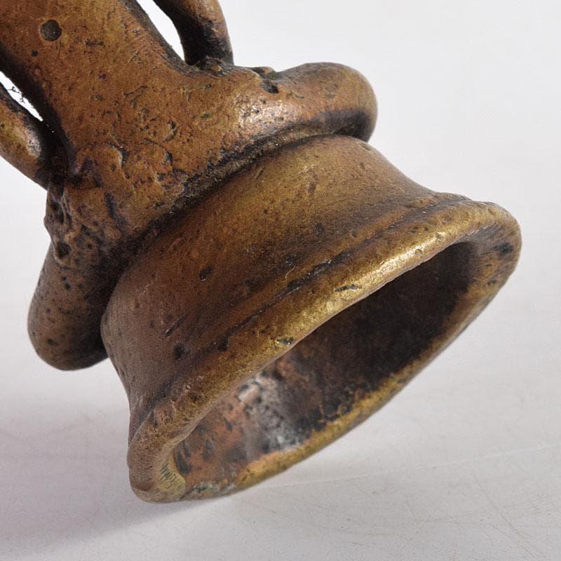 仏教美術　古銅塗金　チベット仏　仏像　置物　V　7955