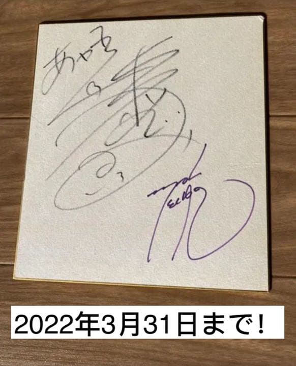 森川智之 林原めぐみ 直筆サイン色紙