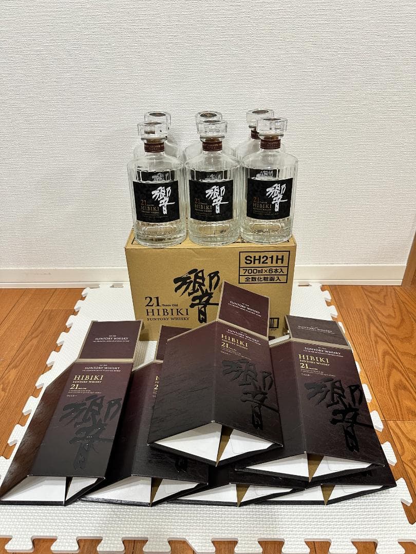 サントリー 響HIBIKI 21年 サントリーウイスキー 700ml 空き瓶