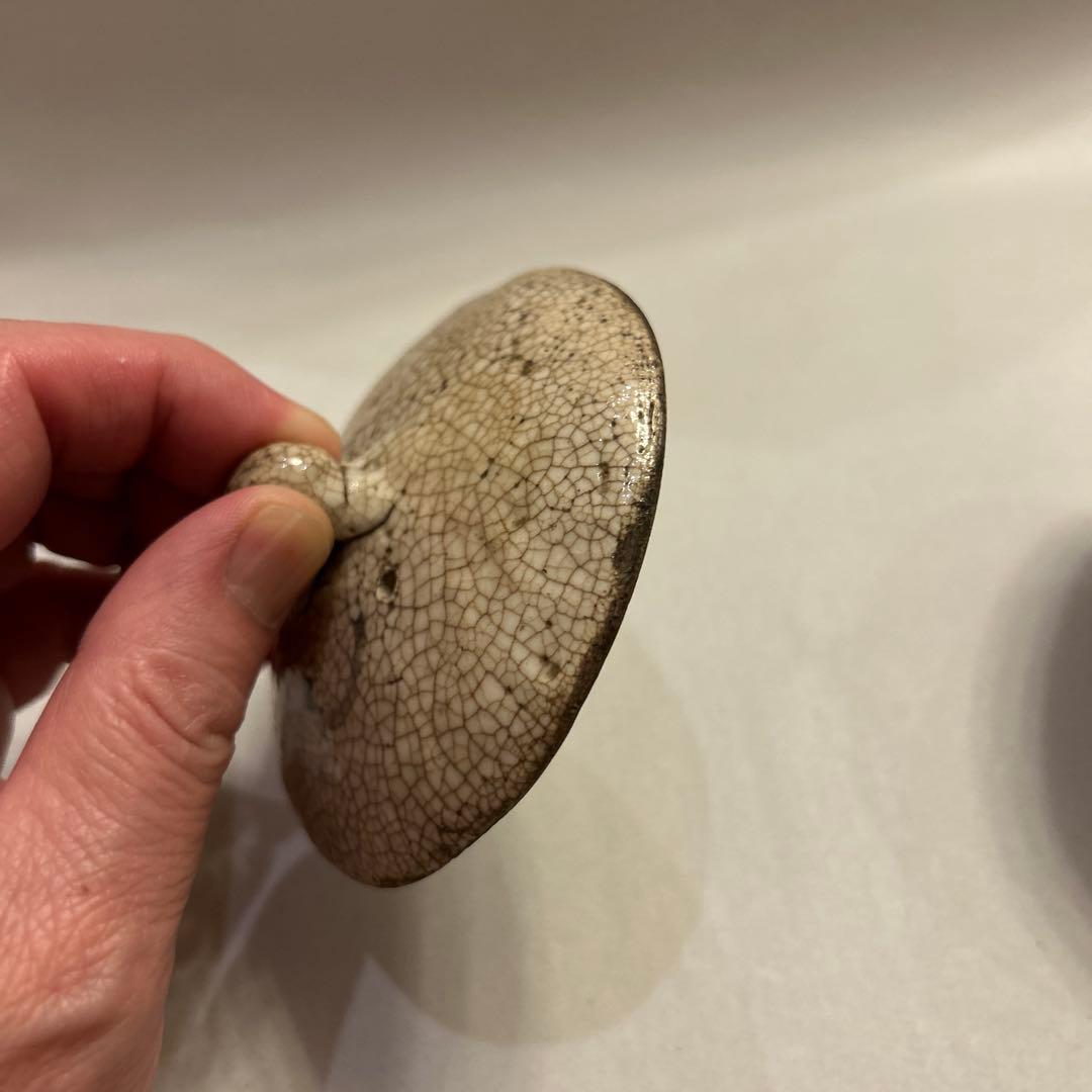 値引き』【珍品】ビンテージ・アンティーク 骨董 貫入 宝瓶 急須 絞りだし