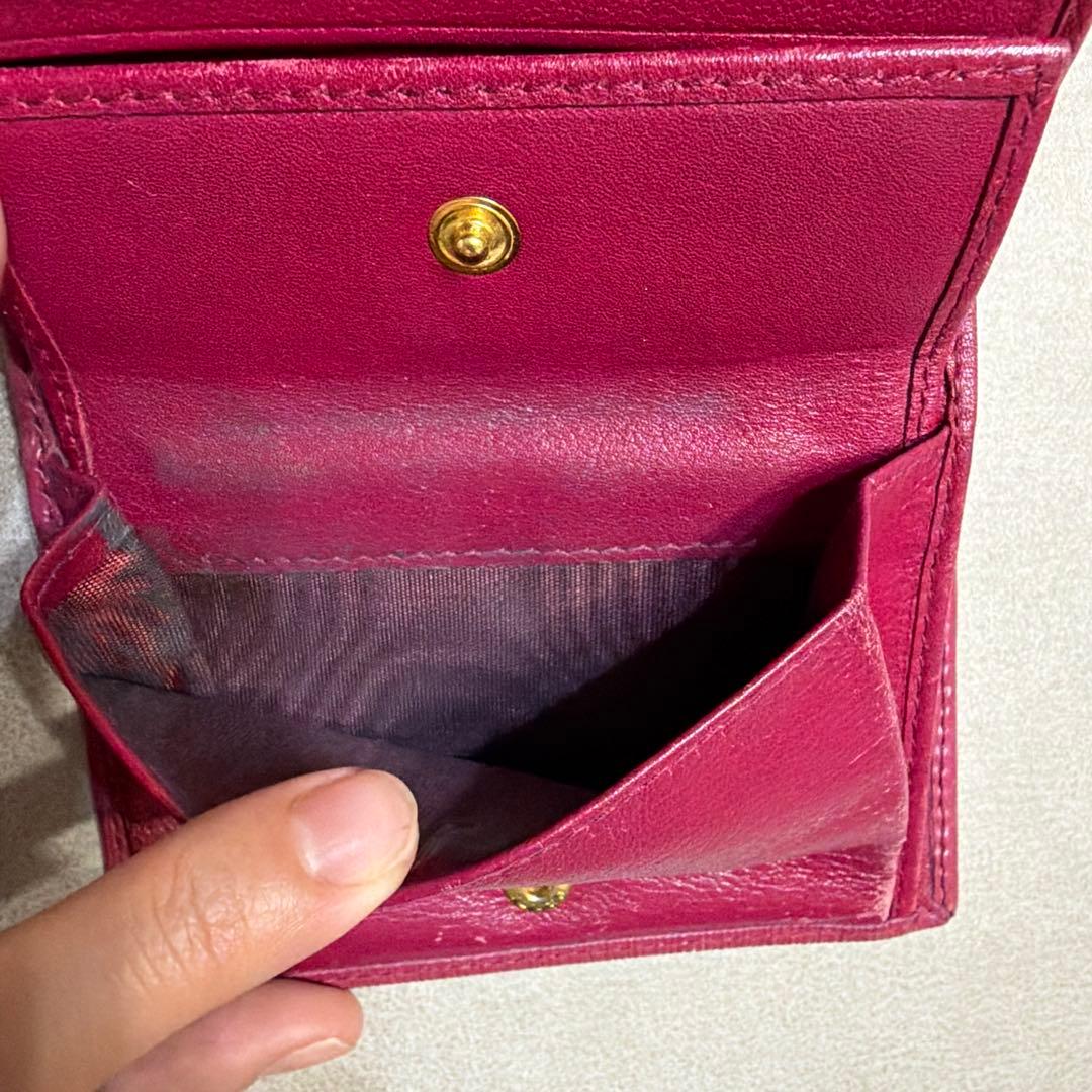 PRADA 二つ折り財布 サフィアーノ ピンク(限定カラーIBISCO) Amazon