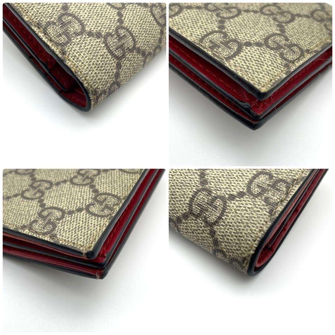 GUCCI インターロッキング GG チェリー 二つ折り財布 PVC