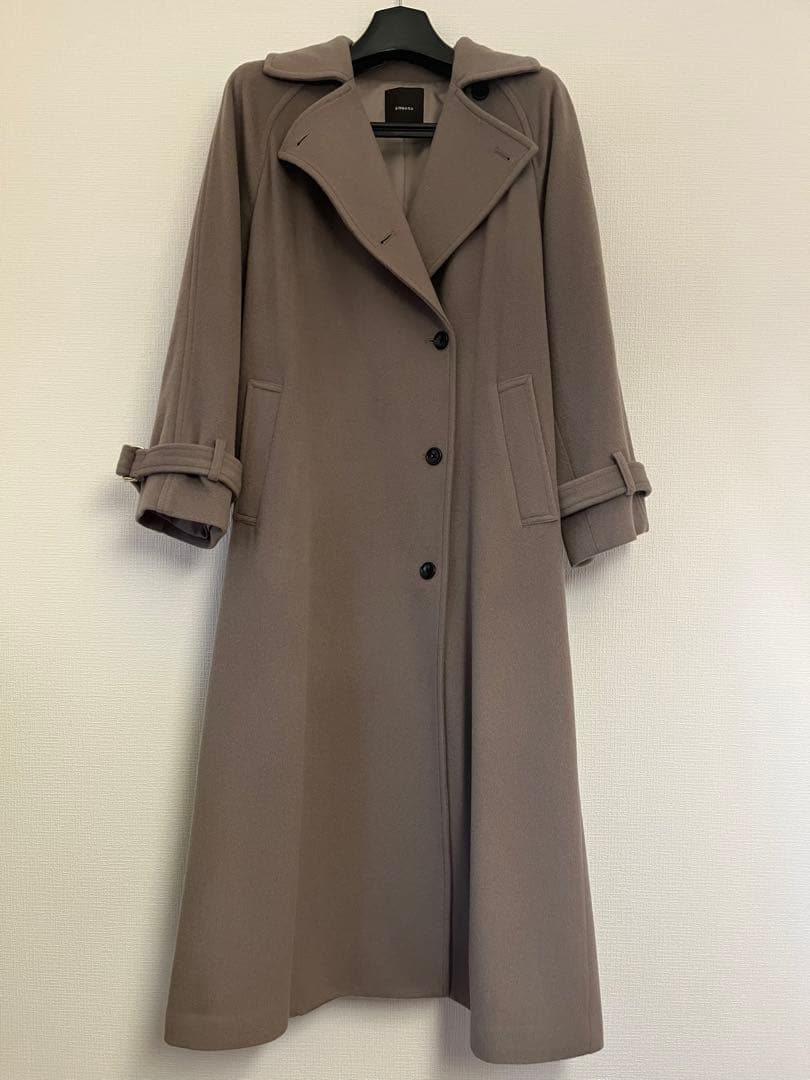 anuans 2023AW. ウールトレンチコート （KHAKI GREY）