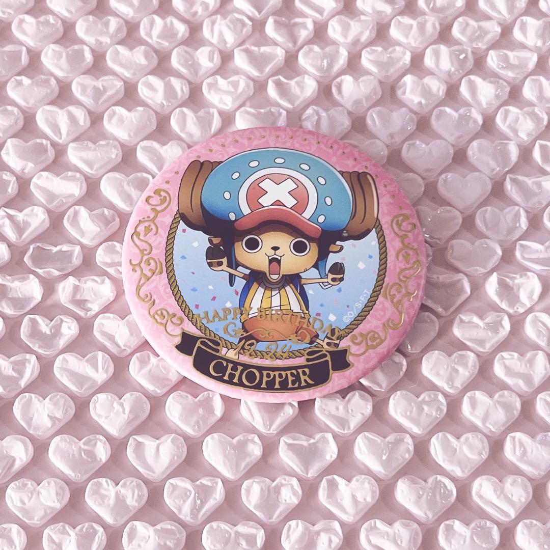 ワンピース チョッパー バースデージュエリー缶バッジ 麦わらストア