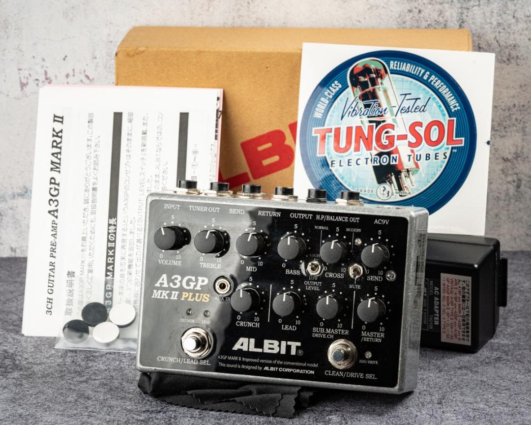 【美品】ALBIT A3GP MK II PLUS｜ギター用真空管プリアンプ 美品】ALBIT A3GP MK II PLUS｜ギター用真空管プリアンプ ALBIT A3GP