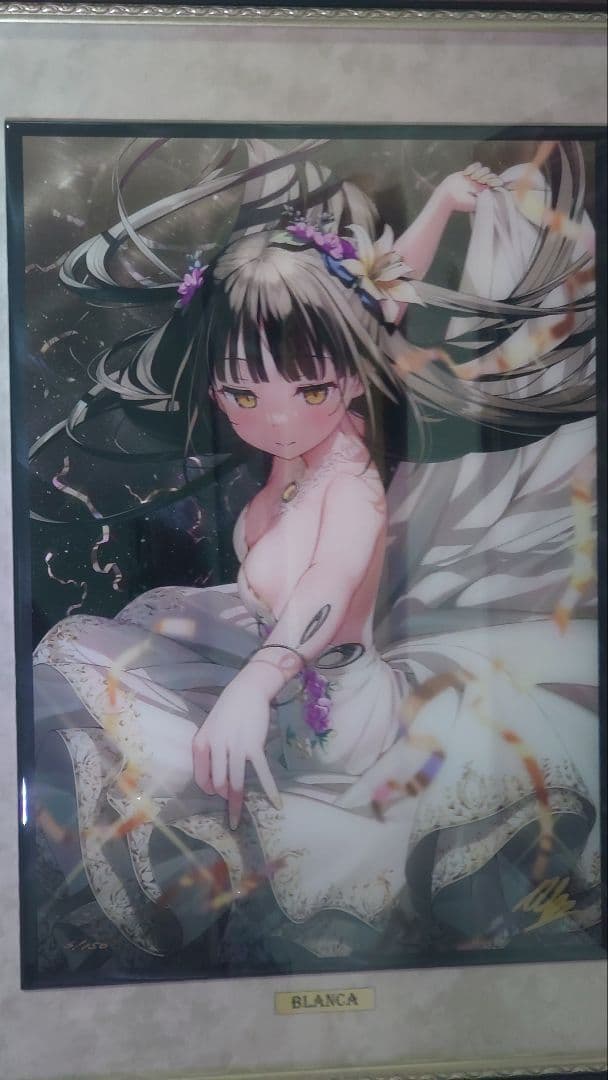 【美品】カントク　版画　BLANCA　ME　アールジュネス　　6/150