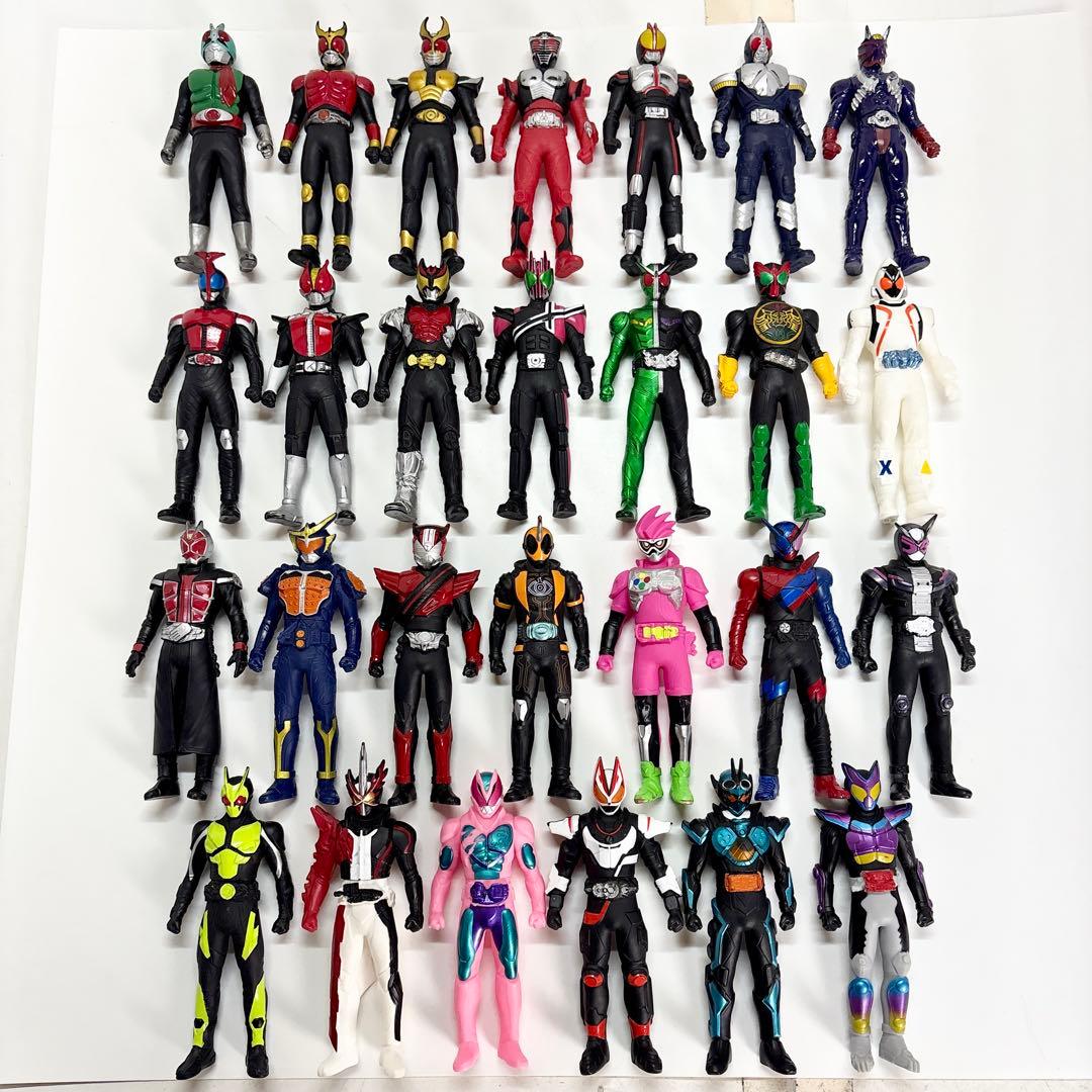 仮面ライダー ライダーヒーローシリーズ レジェンドライダー ソフビ セット