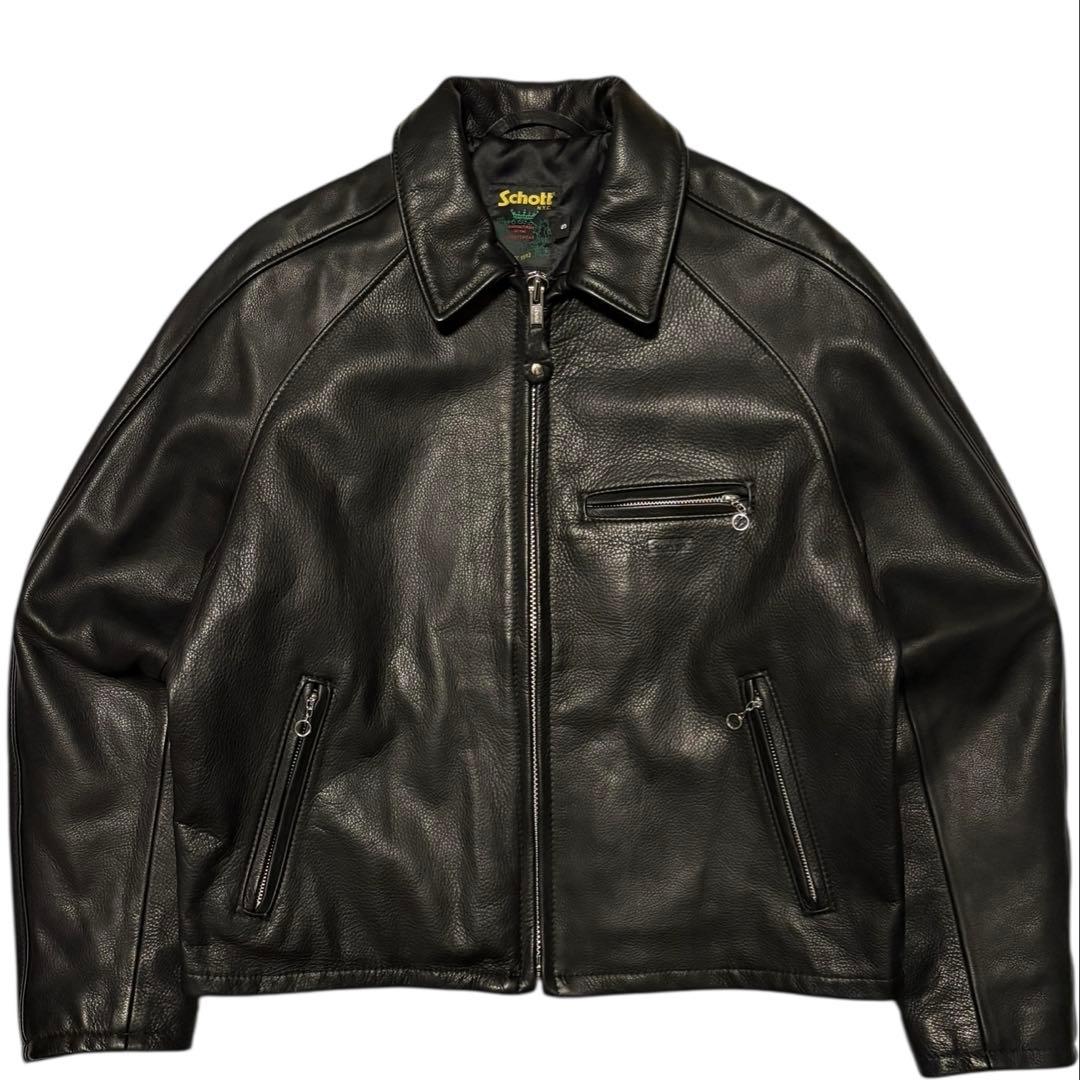 期間限定価格】バンソン VANSON J 3/4 カーコート ブラック 36 【期間