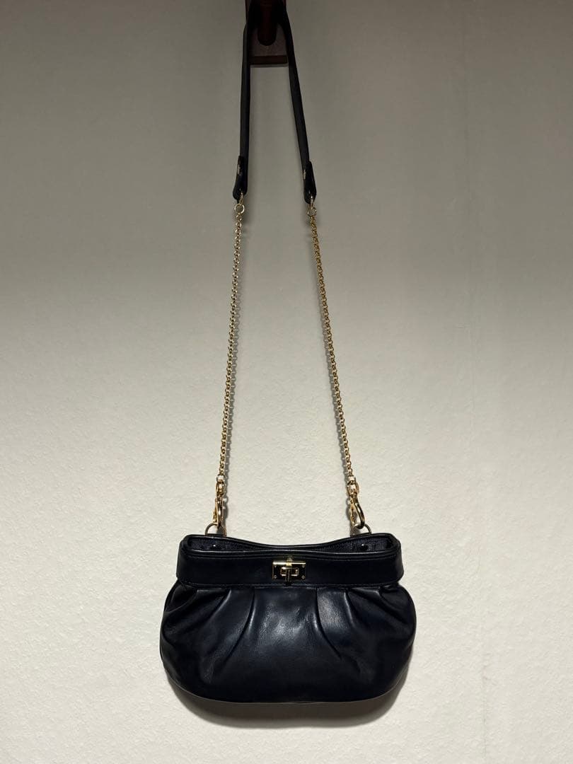 そ*め様 美品 シータパランティカ カレンソロジー 別注 ショルダーバッグ 黒