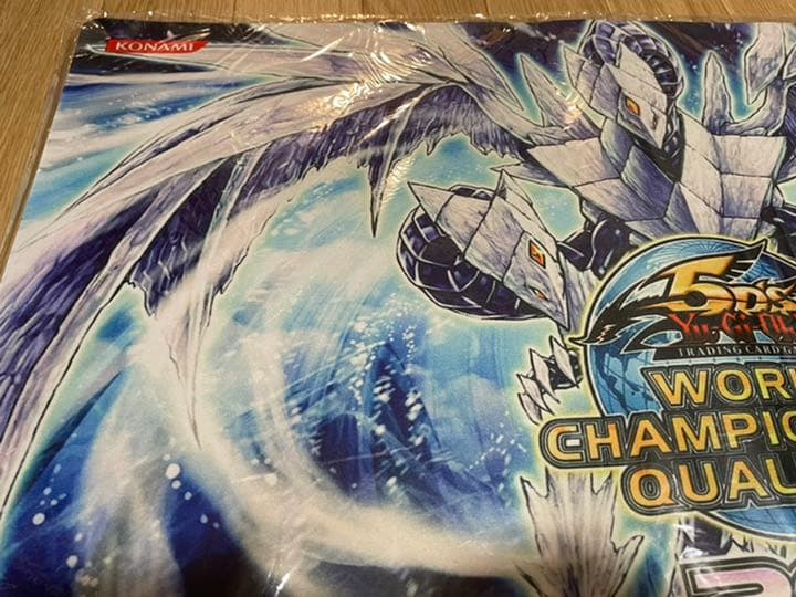 遊戯王 プレイマット WCQ 氷結界の龍トリシューラ5ds EU