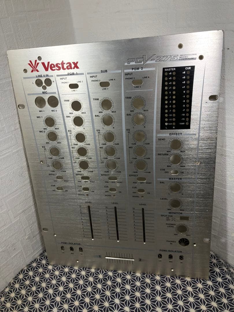 VESTAX ベスタクス PCV-275 縦横フェーダーメンテナンス