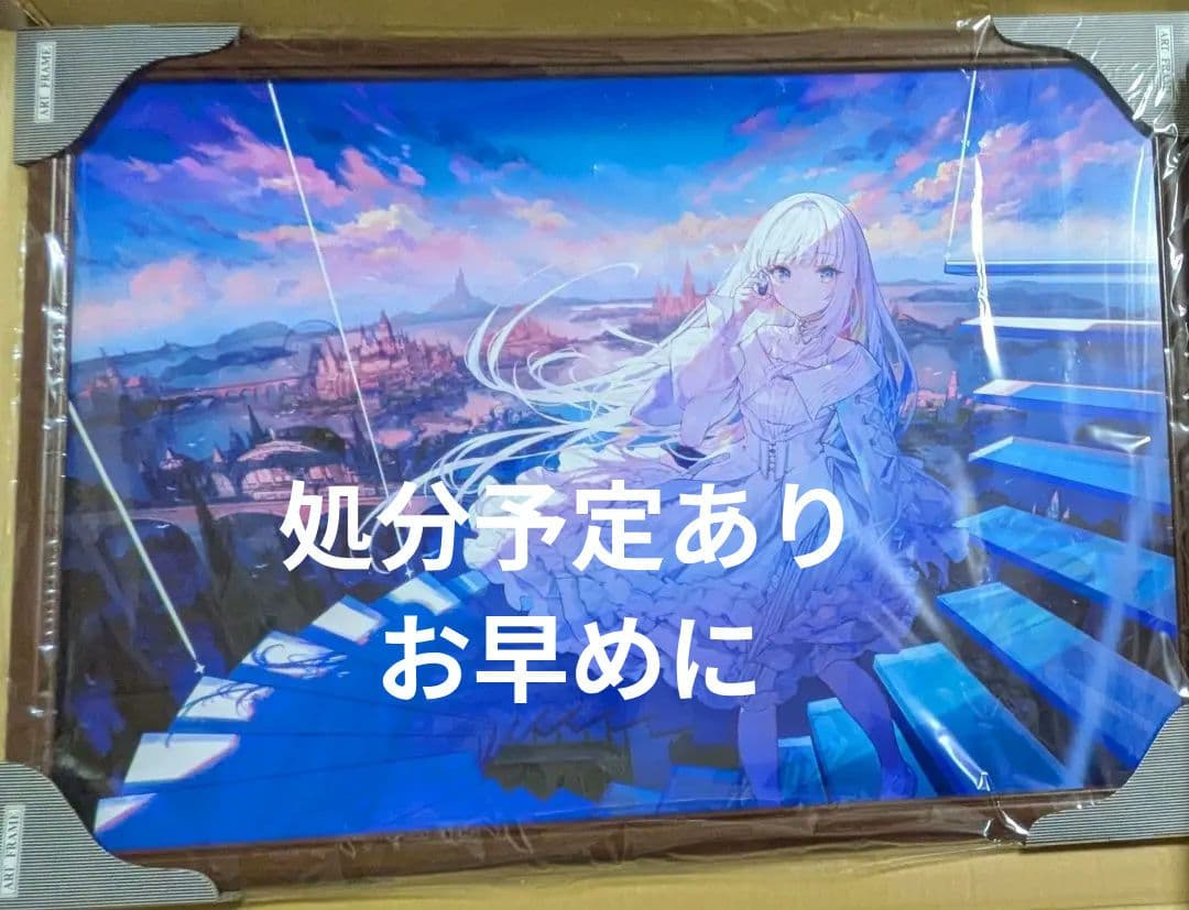 新品未開封 藤ちょこ 絵師100人展14 複製原画 藤ちょこ 複製原画『七宝花鳥美人図花瓶』 絵師100人展 大阪関西万博篇