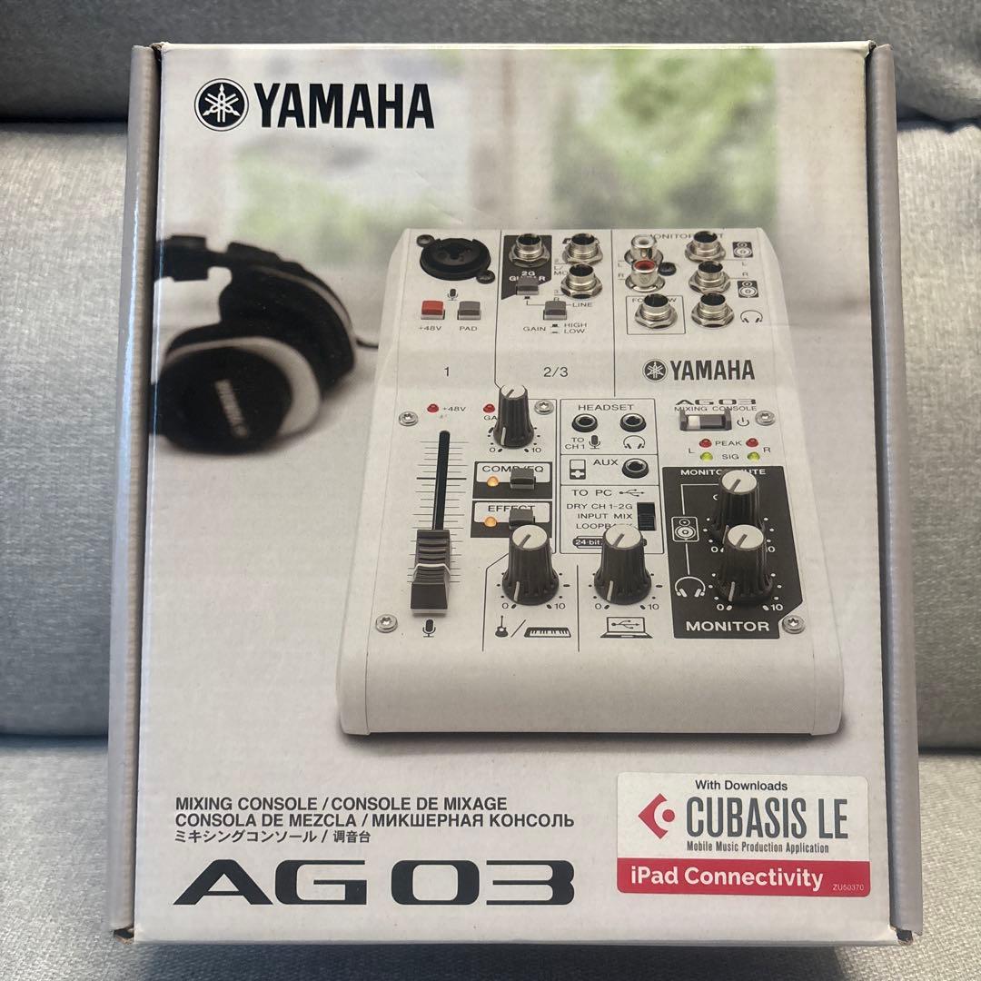 DJ機材 YAMAHA AG03 Yamaha AGO3 3-channel Mixer/USB Interface | Digital DJ Gear