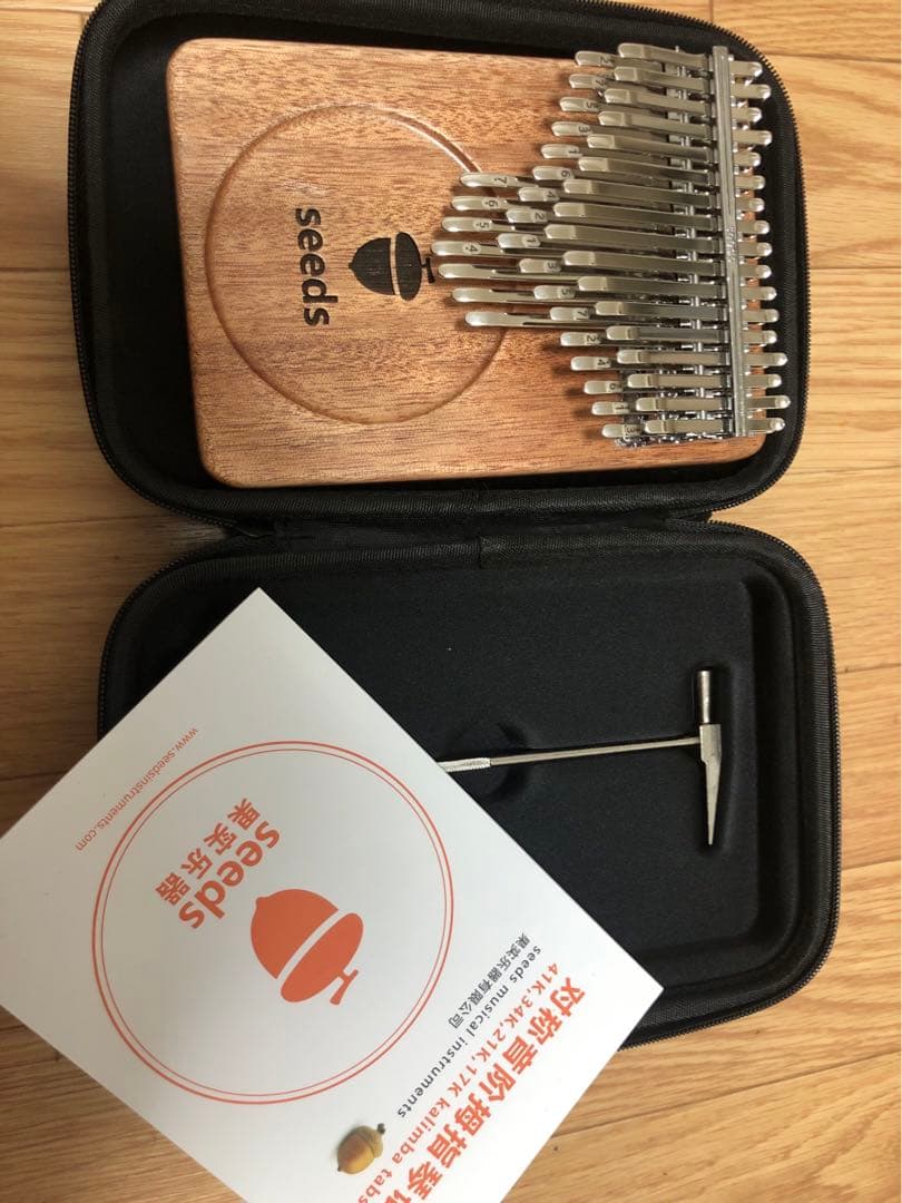 seeds 41key クロマティックカリンバ　ケース付　新品