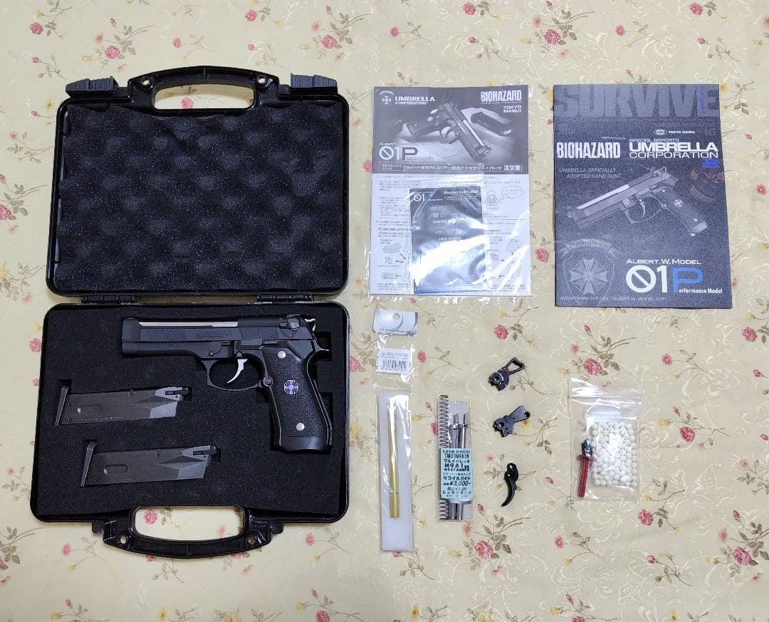 アルバート.W.モデル 01P★改★　東京マルイ　ガンケース・マガジン２本付き