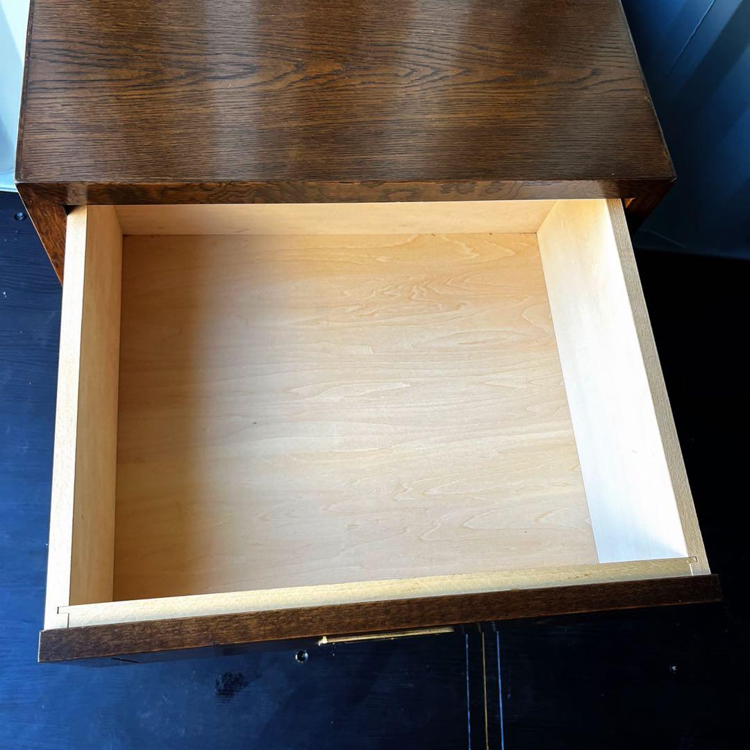 取付無料！カリモク ドマーニ モーガントン 天然木アンティーク風三段