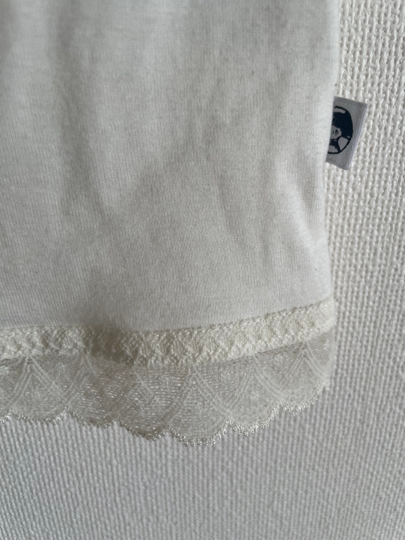 ヒステリックグラマー スカルベリー レースタンクトップ 白