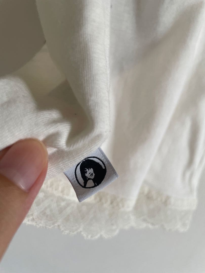 ヒステリックグラマー スカルベリー レースタンクトップ 白