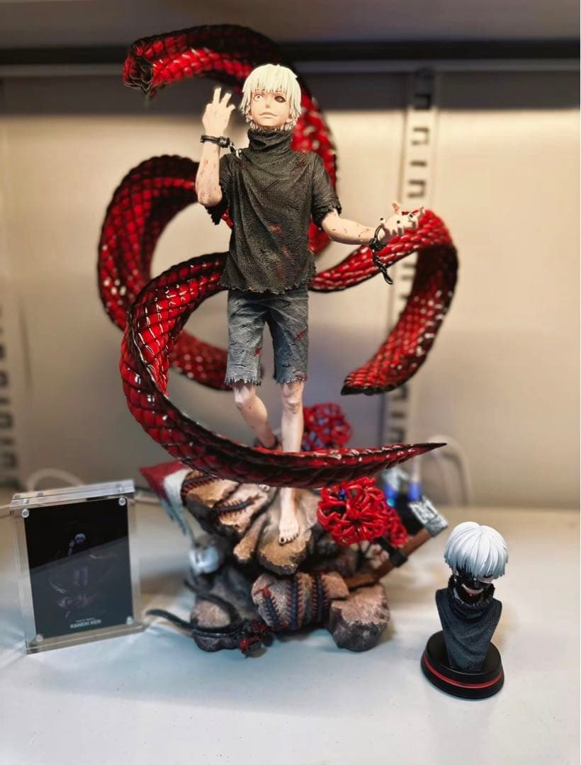 東京喰種トーキョーグール 金木研 フィギュア 塗装済み完成品 ガレージキット