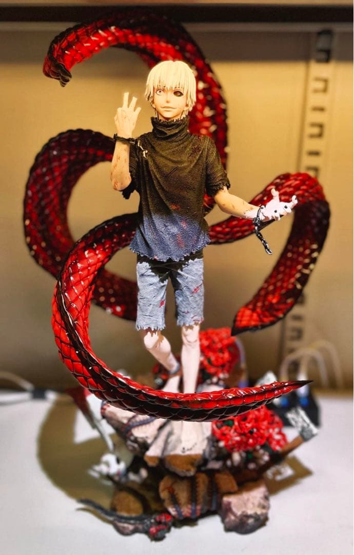 東京喰種トーキョーグール 金木研 フィギュア 塗装済み完成品 ガレージキット