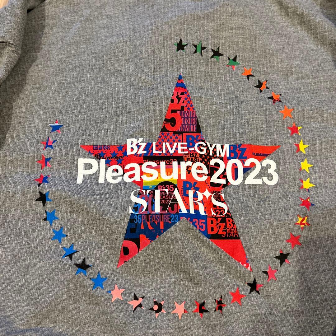 B'z Pleasure2023 STARS パーカー グレー　サイズ　XL
