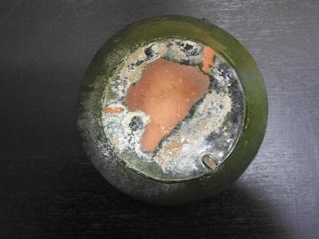 漢　緑釉　壺　MA324