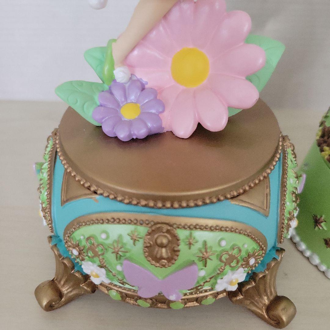 ティンカーベル オルゴール 花デザイン