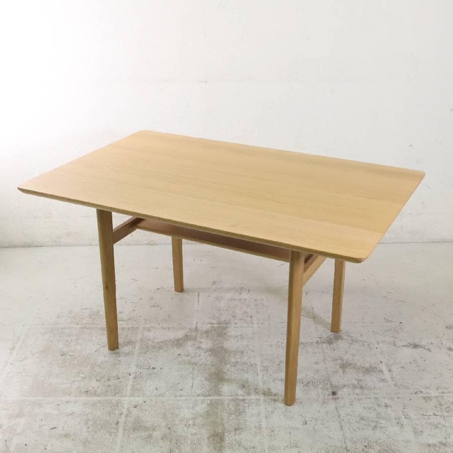 展示品 22年製 ウニコ ロム ダイニングテーブル W1200 オーク材