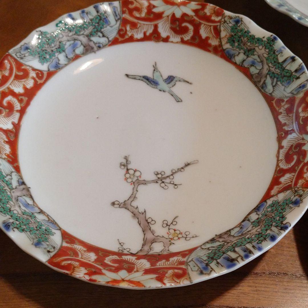 【骨董】色伊万里有田焼 5客揃い