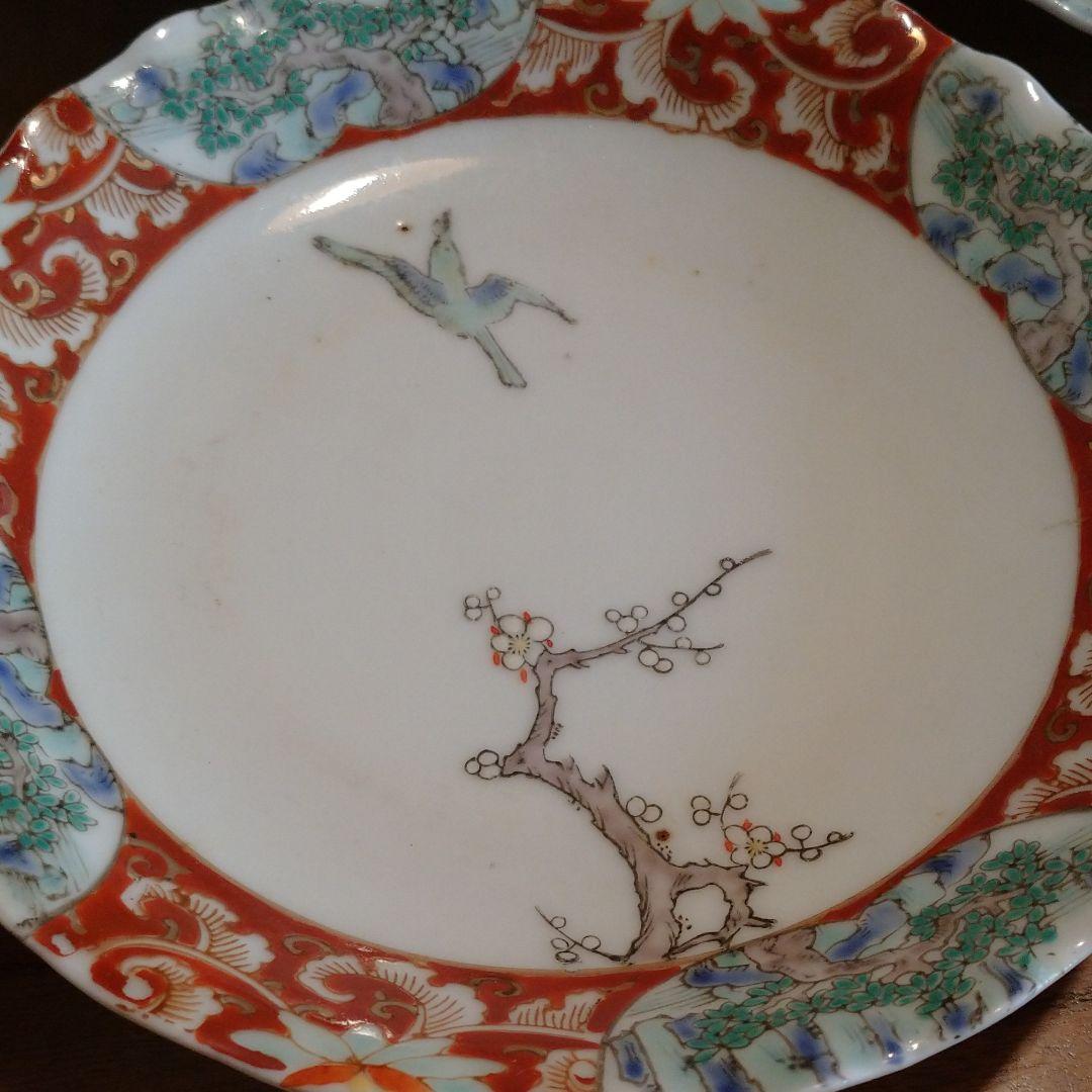 【骨董】色伊万里有田焼 5客揃い