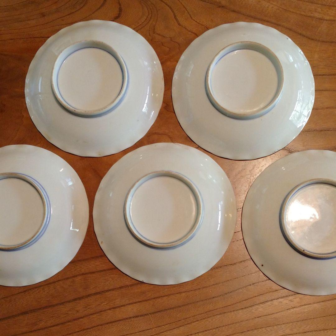 【骨董】色伊万里有田焼 5客揃い