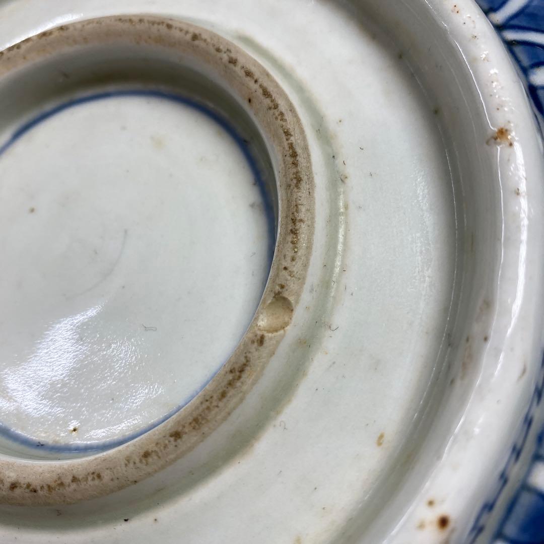 古伊万里 染錦 面取 鉢3点 麒麟図 タサコサ 東さ7-1124③