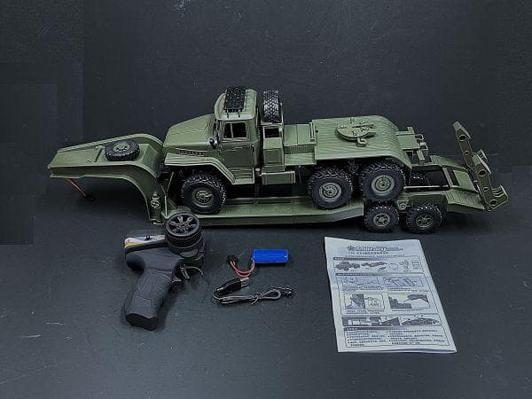 WPL B36-3 1/16 6WDミリタリー トレーラー 技術基準適合証明済