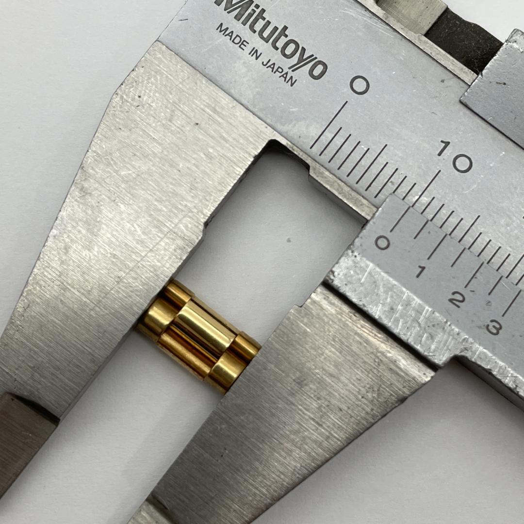 ロレックス　2コマ プレジデントブレスレット 時計部品 K18YG　9.7ｍｍ